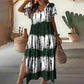 🌺Summer Hot Sale 50% OFF💐Women’s Causal V-Neck Gradient Dress