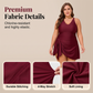 🥳SUMMER HOT SALE🥳💞50K+ SOLD!💥50% OFF! 🩱Women Plus Size Swim Dress One-Piece Solid Color Swimsuit