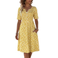💗LAST DAY SALE 50% OFF⚡50K+ SOLD!!🌸Women's Casual V-Neck Print Dress with Pockets👗