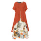⏳Summer Day Special Price:£16.99!!!⏰Women's Layered Look Floral Print Casual Dress💐👗