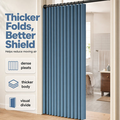 ⏰LIMITED TIME 49% OFF! ⭐No-Drill Magnetic Accordion Door Curtain