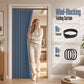 ⏰LIMITED TIME 49% OFF! ⭐No-Drill Magnetic Accordion Door Curtain