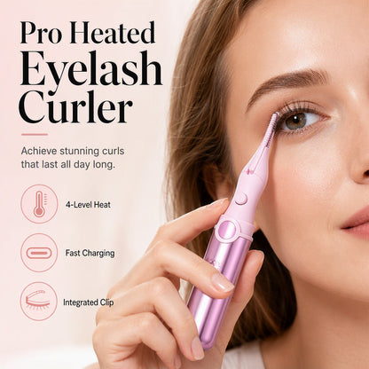 💐Last Day Special Price £8.99‼️ ✨Rechargeable Heated Eyelash Curler | Get Long-Lasting Perfect Lash Curls Anytime🔋