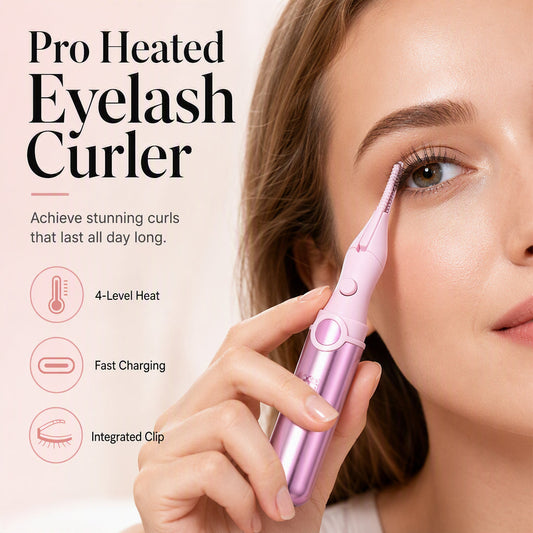💐Last Day Special Price £8.99‼️ ✨Rechargeable Heated Eyelash Curler | Get Long-Lasting Perfect Lash Curls Anytime🔋