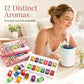 🏆Surprise Price: Only £7.99!!!🎁🌺The fresh scent lifts your mood！🌷12-Pack Water Soluble Essential Oils Set