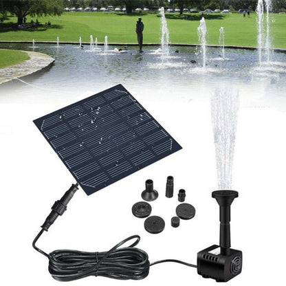 🏆Surprise Price: Only £13.99!!!⏰Outdoor Solar Fountain Water Pump Set for Garden