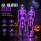 💀 HALLOWEEN HOT SALE💞50K+ SOLD!!🎃Solar Skull Garden Lights with Eerie Color-Changing Glow 👻Ideal For Haunted Yard, Porch & Walkway! 🪦💡