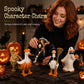 🎃HALLOWEEN SALE ONLY ￡11.99!! 🦇Spooky Duck Set – Hand-Painted, 5 Characters, Weather-Resistant