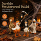 🎃HALLOWEEN SALE ONLY ￡11.99!! 🦇Spooky Duck Set – Hand-Painted, 5 Characters, Weather-Resistant