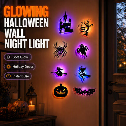 🎃HALLOWEEN SALE BUY 1 GET 1 FREE￡7.99!! 🦇Halloween Glow in Dark Wall Stickers👻🏰