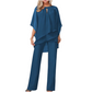 🎁New Arrivals 53% OFF💥Women's Elegant Asymmetrical Top & Pants Set