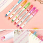 🎄Christmas Pre Sale￡7.99!!🌈Curve Highlighter Pen 🖌️6 Pack Roller Tip Colored Markers for Note Taking, Art Craft & Office School Supplies