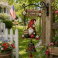 🍄Surprise Price: Only £12.99!!☃️Gnome Welcome Doorbell Outdoor Decor