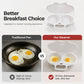 ⏰Last Day Buy 1 Get 1 Free Special Price:£6.99!!⏰ Microwave Egg Poacher – Dual-Cavity Steamer, Rapid Heating, Non-Stick PP – Ideal for Home, Office & Travel! 🔥