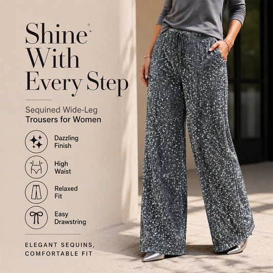 🛍️🔥Last Day Special Price £23.99!!👖Women's Elastic Waist Straight-Leg Pants