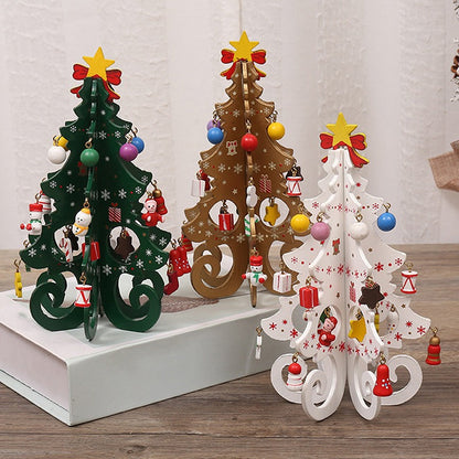 🎄Christmas Pre Sale￡7.99!!☃️🎄DIY Wooden Christmas Tree Ornament Set – Build, Decorate & Play! ✨🎅