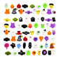 🎃HALLOWEEN SALE ONLY￡12.99!! 🦇🎃Halloween Squishies Stress Relief Toy Set, Classic Pumpkin/Ghost/Bat Shapes, Super Soft TPR Material with Elastic Squeeze Feel🧹Washable & Durable, Assorted 24/36/50pcs for Party Favors, Classroom Rewards & Trick-or-Treat🦇🪄