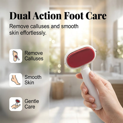 ⏰ LAST DAY SALE 50% OFF 🏆 Double-Sided Foot Scraper – Easily Removes Calluses and Dead Skin ✨🦶