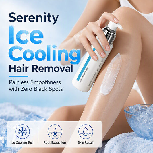 🎁BUY 1 GET 1 FREE SPECIAL PRICE ￡7.99!!✨Ice-Cooling Hair Removal Cream for Sensitive Skin
