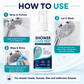 🚿Limited-time Special Price:£7.99!!!✨Fast-Acting Shower Limescale Remover Spray – Dissolves stubborn mineral deposits & hard water stains. Restores water flow & shine – just spray & wipe! 🧼💪
