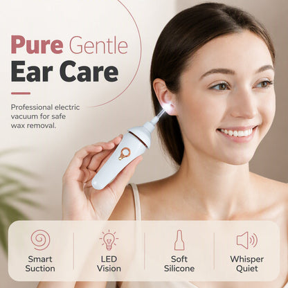 🏆Surprise Price: Only £12.99!!!👂Electric Earwax Cleaner with LED Light