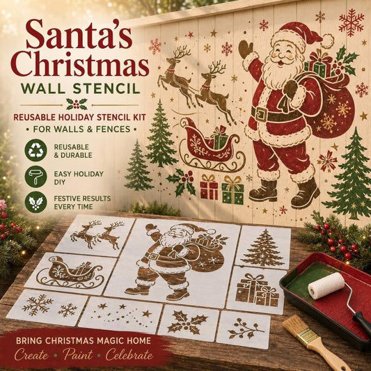 ⏳LIMITED-TIME 50% OFF! ⏰DIY Garden Painting Templates for Every Space – Reusable Festive Stencils 🎄✨