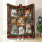 🎁LAST DAY SALE: £9.99!! 🐱💤 Cozy 9‑Panel Sleeping Cats Blanket – Ultra‑Soft Flannel, Reversible Design, Perfect for Sofa, Bed & Travel 🌙✨