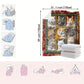 🎁LAST DAY SALE: £9.99!! 🐱💤 Cozy 9‑Panel Sleeping Cats Blanket – Ultra‑Soft Flannel, Reversible Design, Perfect for Sofa, Bed & Travel 🌙✨