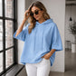🥳AUTUMN HOT SALE🥳🍂50K+ SOLD!💥50% OFF! 🧥Seasonal Style - Relaxed Pullover Hoodie with Half-Sleeve Cut – Flattering Loose Fit & Modern Aesthetic for Transitional Weather