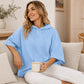 🥳AUTUMN HOT SALE🥳🍂50K+ SOLD!💥50% OFF! 🧥Seasonal Style - Relaxed Pullover Hoodie with Half-Sleeve Cut – Flattering Loose Fit & Modern Aesthetic for Transitional Weather