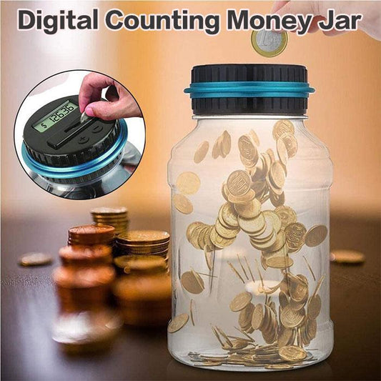 ⏳Limited-Time Sale: 50% OFF💥💰Digital Money Box with Auto Coin Counting – Tracks savings & sets targets – Smart & fun way to watch your savings grow ✨