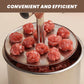 🏆Surprise Price: Only £7.99!!!🥩Meatball Mould – 304 steel, 6/12 holes & ergonomic. Perfect balls every time – grab yours! ✅🥔🥕