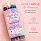 📢Surprise Price: Only £8.99!!!⏰️ 24 Colors Dual Ended Nail Art Pens Set