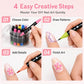📢Surprise Price: Only £8.99!!!⏰️ 24 Colors Dual Ended Nail Art Pens Set