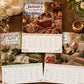 😻50% OFF | 2027 Cats Chillin' with Books Wall Calendar – Adorable Cat‑Book Art, Large Writing Blocks, Perfect Gift For Cat & Book Lovers!