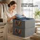 ⏳Last Day Special Price:£10.99!!!💥Foldable Storage Basket with Handles📦