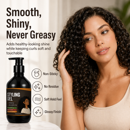 🏆Surprise Price: Only £9.99!!!🪮Stronq Hold Curly Hair Styling Gel👩‍🦱🧑‍🦱