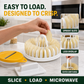 🏆Surprise Price: Only £8.99!!!🥔DIY Microwave Potato Chip Maker with Slicer Bowl Set🍟