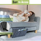 🏆Surprise Price: Only £7.99!!!🛏️💼Bedside Hanging Storage Bag‑Multi‑Pocket Bed Caddy Organizer, Felt Hanging Pouch for Dorm Bunk Bed Hold Tablet Book Phone Stationery