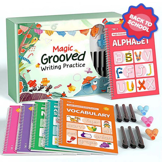 🎄Early Christmas Pre Sale 50% Off!!☃️Magic Grooved Copybook Writing Practice Set
