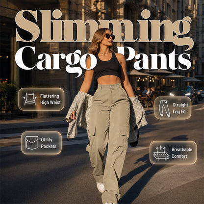🥳AUTUMN HOT SALE🥳🍂50K+ SOLD!💥50% OFF! 👖Women's Stylish Slimming Cargo Pants