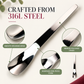 🏆Surprise Price: Only £7.99!!!🍨Stainless Steel Dessert Spoon with Long Ergonomic Handle