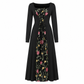 ⏳Time-Limited Special 70% Off⏰ Women's Square-Neck Lace-Up Corset Maxi Dress🌸