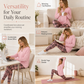 💖Last Day Special Price:£22.99!!!💥✨🍂Fall Cozy Casual Matching Two Piece Outfit🎀☁ Women's Knit Top & Plaid Leggings Set