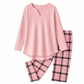 💖Last Day Special Price:£22.99!!!💥✨🍂Fall Cozy Casual Matching Two Piece Outfit🎀☁ Women's Knit Top & Plaid Leggings Set