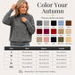 ⏳LAST DAY SALE ONLY￡22.99!🔥✨ Effortless Elegance | Women's Casual Double Zipper Sweater Jacket