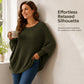 🥳AUTUMN HOT SALE🥳🍂50K+ SOLD!💥50% OFF! 👚Women's Loose Batwing Sleeve Knit Sweater