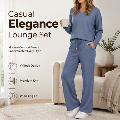 🥳AUTUMN HOT SALE🥳🍂50K+ SOLD!💥50% OFF! Women's Casual Top & Pants 2-Piece Lounge Set