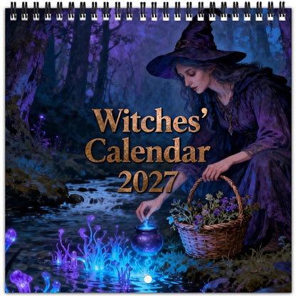 🧙HALLOWEEN SALE ONLY￡8.99!! 🦇✨Mystical Witches Calendar 2027🧹