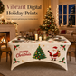 🎄Christmas Pre Sale 50% Off☃️Christmas Stretch Fitted Table Cover for Rectangular Tables
